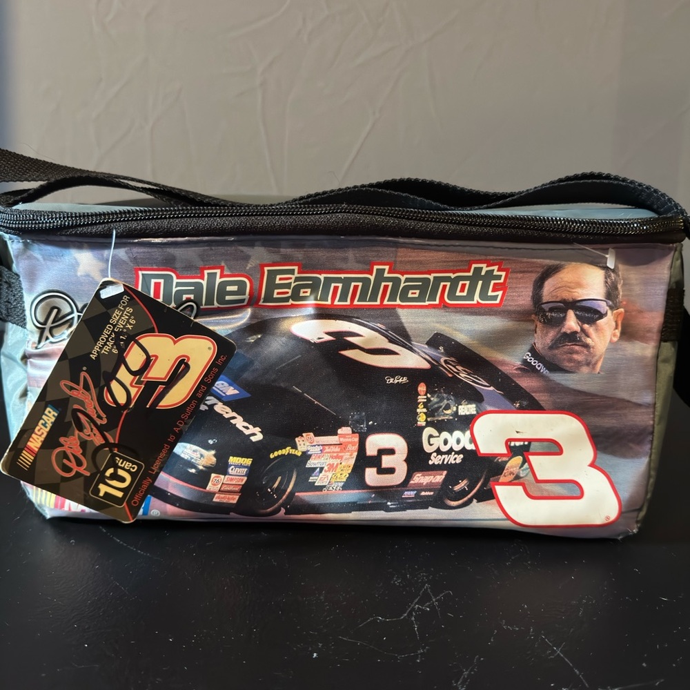 Dale Earnhardt Black Racing Themed Men's Bag